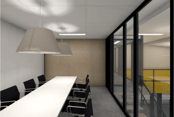 Panisol Partitions - Kantoorbox - meeting table